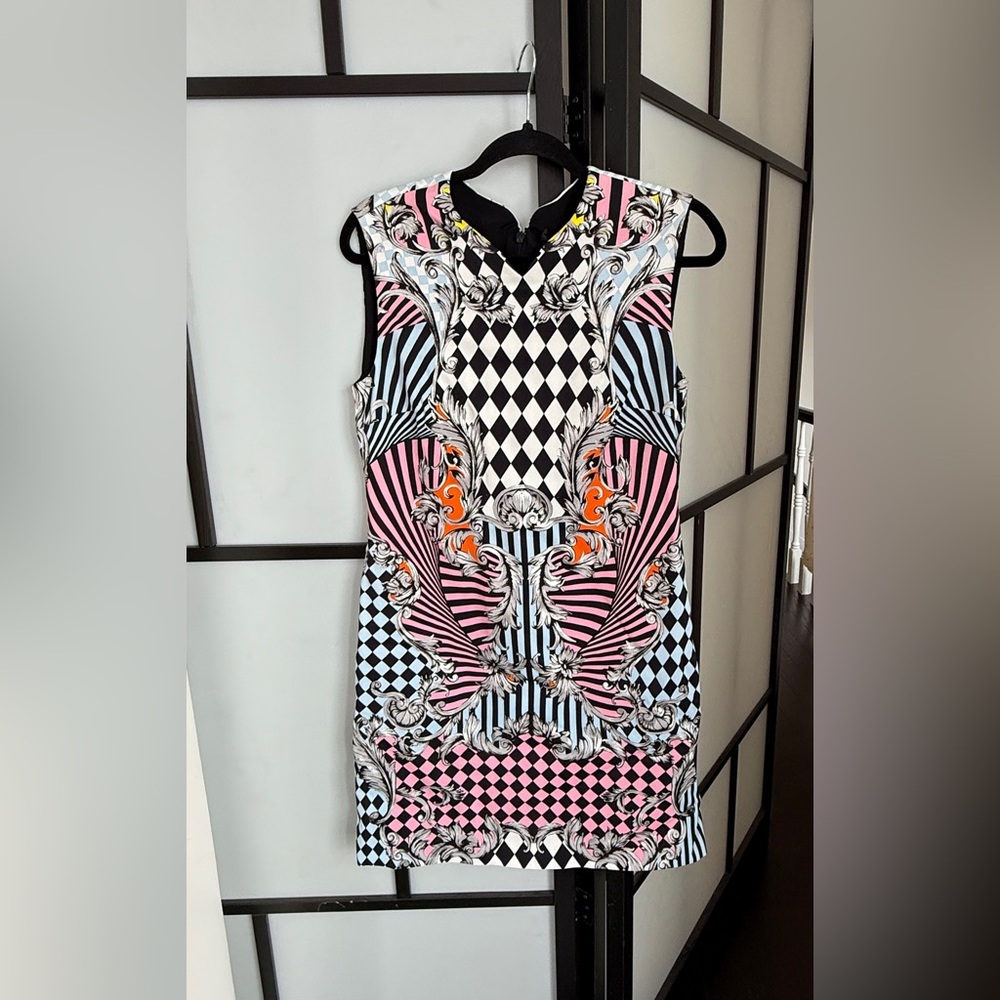 Versace Printed Mini Dress